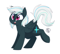 Size: 2000x1800 | Tagged: safe, artist:notenoughapples, oc, oc only, oc:crosswind, pegasus, pony, commission, female, mare, simple background, smiling, solo, transparent background