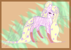 Size: 1024x719 | Tagged: safe, artist:sachanart, oc, oc only, earth pony, pony, female, mare, solo, spring