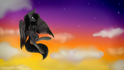 Size: 4039x2272 | Tagged: safe, artist:mimihappy99, oc, oc only, oc:jessica, pegasus, pony, cloud, female, flying, mare, solo