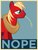 Size: 776x1029 | Tagged: safe, big macintosh, earth pony, pony, g4, eeyup, food, hope poster, male, meme, nope, parody, poster, pun, solo, stallion, wheat, writing