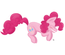 Size: 890x751 | Tagged: safe, artist:yourbestnightmaree, pinkie pie, earth pony, pony, g4, female, happy, simple background, solo, transparent background