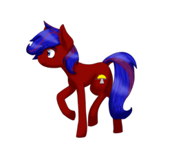 Size: 1361x1228 | Tagged: safe, artist:midnightfire1222, oc, oc only, earth pony, pony, rule 63, simple background, solo, transparent background