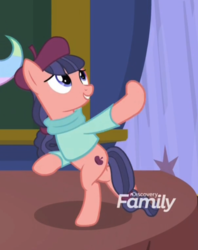 Size: 807x1020 | Tagged: safe, screencap, raspberry beret, pony, g4, horse play, bipedal, cropped, discovery family logo, female, solo