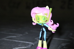 Size: 6000x4000 | Tagged: safe, artist:artofmagicpoland, fluttershy, equestria girls, equestria girls series, g4, boo, clothes, cute, doll, equestria girls minis, eqventures of the minis, female, goggles, irl, nightmare retardant, photo, shyabetes, snorkel, solo, swimsuit, toy