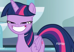 Size: 1514x1080 | Tagged: safe, screencap, twilight sparkle, alicorn, pony, g4, horse play, cropped, faic, female, great moments in animation, smiling, solo, twilight sparkle (alicorn)