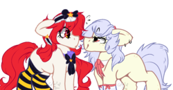 Size: 1152x598 | Tagged: safe, artist:sugarplanets, oc, oc only, oc:star bee, earth pony, pony, base used, clothes, female, mare, necktie, simple background, socks, striped socks, transparent background