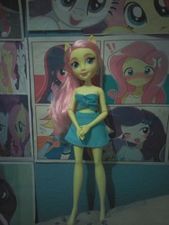 Size: 1920x2560 | Tagged: safe, artist:ryuu, fluttershy, equestria girls, g4, clothes, doll, irl, miniskirt, photo, skirt, solo, toy