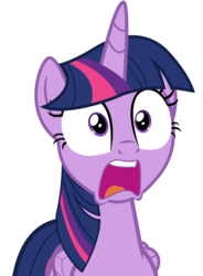 Size: 1394x1890 | Tagged: safe, artist:lifes-remedy, twilight sparkle, alicorn, pony, g4, horse play, faic, female, open mouth, shocked, shocked expression, simple background, solo, transparent background, twilight sparkle (alicorn), vector