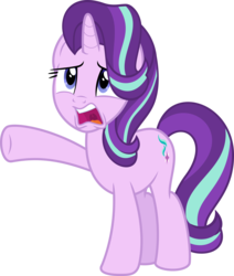 Size: 5191x6135 | Tagged: safe, artist:jhayarr23, starlight glimmer, pony, unicorn, g4, horse play, absurd resolution, female, raised hoof, simple background, transparent background, vector