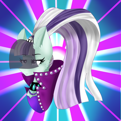Size: 2000x2000 | Tagged: safe, artist:via2211, coloratura, earth pony, pony, g4, bust, countess coloratura, female, high res, solo