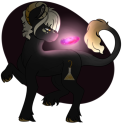 Size: 2000x2000 | Tagged: safe, artist:jeesharon, oc, oc only, oc:andromeda, pony, female, galaxy, high res, horns, mare, pony bigger than a galaxy, simple background, solo, transparent background