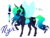 Size: 3500x2655 | Tagged: safe, artist:micky-ann, oc, oc only, oc:nyx phobetora, changepony, hybrid, high res, interspecies offspring, magical lesbian spawn, offspring, parent:princess luna, parent:queen chrysalis, parents:chrysaluna, simple background, solo, transparent background