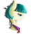 Size: 5000x5500 | Tagged: safe, artist:linlaifeng, coco pommel, earth pony, pony, g4, absurd resolution, bust, city, female, new york city, sad, simple background, solo, statue of liberty, transparent background