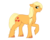 Size: 4000x3200 | Tagged: safe, artist:honiibree, applejack, earth pony, pony, g4, female, freckles, mare, missing accessory, raised hoof, simple background, solo, unshorn fetlocks, white background