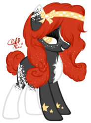Size: 660x891 | Tagged: safe, artist:sugarplanets, oc, oc only, oc:scarlet loveheart, earth pony, pony, female, mare, simple background, solo, transparent background