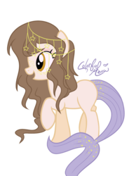 Size: 1400x1800 | Tagged: safe, artist:sugarplanets, oc, oc only, original species, pony, female, fish tail, mare, simple background, solo, transparent background