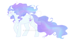 Size: 1024x576 | Tagged: safe, artist:kimyowolf, oc, oc only, oc:ice watcher, earth pony, pony, ethereal mane, male, simple background, solo, stallion, transparent background, watermark