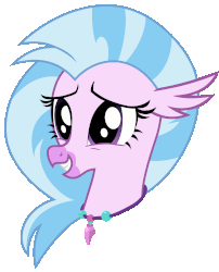 Size: 1501x1858 | Tagged: safe, alternate version, artist:sonofaskywalker, derpibooru exclusive, silverstream, classical hippogriff, hippogriff, g4, school daze, animated, cute, diastreamies, eye shimmer, female, jewelry, necklace, simple background, smiling, solo, transparent background, vector