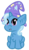 Size: 326x569 | Tagged: safe, artist:harmony-high, trixie, pony, unicorn, g4, chest fluff, chibi, female, mare, simple background, sitting, smiling, solo, transparent background