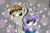 Size: 3000x2000 | Tagged: safe, artist:viejillox64art, maud pie, mudbriar, earth pony, pony, g4, my little pony: friendship is magic, the maud couple, canon ship, cheek fluff, chest fluff, ear fluff, female, heart, heart eyes, high res, love, male, ship:maudbriar, shipping, smiling, straight, when she smiles, wingding eyes