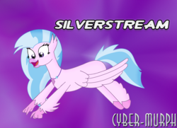 Size: 1968x1423 | Tagged: safe, artist:cyber-murph, silverstream, classical hippogriff, hippogriff, g4, school daze, season 8, cute, diastreamies, jewelry, necklace, signature