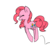 Size: 700x700 | Tagged: safe, artist:destroyer_aky, pinkie pie, earth pony, pony, g4, female, mare, simple background, solo, transparent background