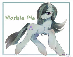 Size: 1024x805 | Tagged: safe, artist:95658756, marble pie, earth pony, pony, g4, female, looking at you, mare, solo