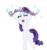 Size: 3208x3443 | Tagged: safe, artist:eagle1division, rarity, pony, unicorn, g4, bipedal, excited, eyes closed, female, full body, happy, high res, mare, open mouth, raised hoof, simple background, smiling, solo, sparkles, standing, standing on one leg, transparent background, vector