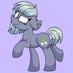 Size: 1000x1000 | Tagged: safe, artist:vale-bandicoot96, limestone pie, earth pony, pony, g4, female, looking back, mare, simple background