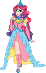 Size: 600x945 | Tagged: safe, artist:pancake222, idw, princess amore, human, equestria girls, g4, clothes, crown, dress, equestria girls-ified, female, jewelry, regalia, simple background, solo, transparent background, vector