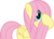 Size: 7000x5089 | Tagged: safe, artist:luckreza8, fluttershy, pegasus, pony, g4, school daze, .svg available, absurd resolution, cute, female, hair over one eye, looking at you, mare, shyabetes, simple background, solo, transparent background, vector