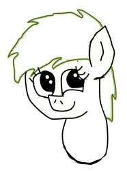 Size: 569x764 | Tagged: safe, artist:nltlf, oc, oc only, pony, bust, cute, female, simple background, solo, white background