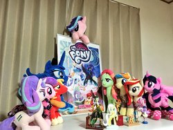 Size: 1024x768 | Tagged: safe, big macintosh, princess luna, starlight glimmer, sugar belle, tree hugger, twilight sparkle, oc, oc:poniko, alicorn, pony, series:pony tales, g4, irl, japan, photo, plushie, twilight sparkle (alicorn)