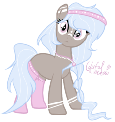Size: 532x565 | Tagged: safe, artist:sugarplanets, oc, oc only, earth pony, pony, clothes, female, mare, simple background, socks, solo, transparent background