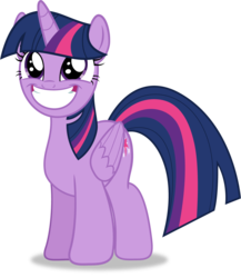 Size: 1107x1274 | Tagged: safe, artist:spellboundcanvas, twilight sparkle, alicorn, pony, g4, horse play, female, simple background, smiling, solo, transparent background, twilight sparkle (alicorn), vector