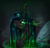 Size: 2900x2800 | Tagged: safe, artist:norica-official, queen chrysalis, changeling, changeling queen, g4, female, glowing eyes, high res, horn, looking at you, poison, solo