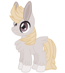 Size: 849x956 | Tagged: safe, artist:casanova-mew, oc, oc only, oc:taffy, earth pony, pegasus, pony, colt, female, male, older, parent:cream puff, parent:pound cake, parents:creamcake, parents:poundpuff, simple background, solo, straight, two toned wings, wavy mouth, white background