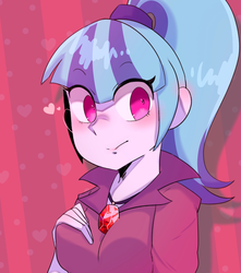 Size: 1810x2048 | Tagged: safe, artist:koto, sonata dusk, equestria girls, g4, clothes, female, jewelry, looking at you, necklace, pointed breasts