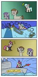 Size: 400x800 | Tagged: safe, artist:acidemerald, coco pommel, maud pie, moondancer, mudbriar, trixie, earth pony, pony, unicorn, g4, the maud couple, apple, big no, boat, canoe, coco the shipper, comic, derp, female, food, lesbian, macbriar, male, mare, metaphor, moondancer the shipper, ship, ship:maudbriar, ship:mauxie, shipper on deck, shipping, shipping denied, shipwreck, sinking ship, smiling, stallion, stick, straight, when she smiles
