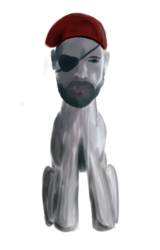 Size: 322x502 | Tagged: safe, artist:lunfromluna, pony, ponified, simple background, solid snake, white background