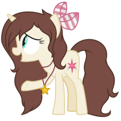 Size: 1024x1026 | Tagged: safe, artist:cindystarlight, oc, oc only, oc:annabelle, pony, unicorn, bow, female, filly, hair bow, simple background, solo, teenager, transparent background