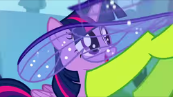Size: 2560x1440 | Tagged: safe, screencap, thorax, twilight sparkle, alicorn, changedling, changeling, pony, g4, season 8, great moments in animation, happy, hooves, intro, king thorax, out of context, solo focus, twilight sparkle (alicorn)