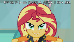 Size: 1920x1091 | Tagged: safe, sunset shimmer, driving miss shimmer, driving miss shimmer: fluttershy, equestria girls, g4, my little pony equestria girls: better together, meme, top gear