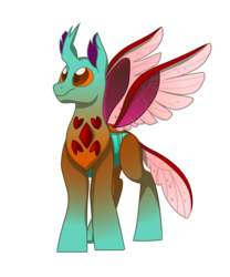 Size: 3000x3600 | Tagged: safe, artist:glitterstar2000, artist:luismipro465, oc, oc only, oc:hearthex, changeling, high res, male, simple background, solo, transparent background