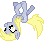 Size: 50x50 | Tagged: artist needed, safe, derpy hooves, pony, g4, animated, female, gif, pixel art, simple background, solo, transparent background
