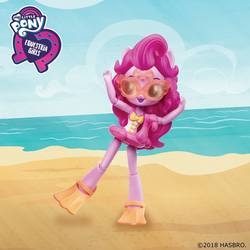 Size: 960x960 | Tagged: safe, pinkie pie, equestria girls, g4, my little pony equestria girls: better together, official, clothes, doll, equestria girls logo, equestria girls minis, female, solo, swimsuit, toy