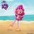 Size: 960x960 | Tagged: safe, pinkie pie, equestria girls, g4, my little pony equestria girls: better together, official, clothes, doll, equestria girls logo, equestria girls minis, female, inner tube, one-piece swimsuit, pool toy, solo, swimsuit, toy