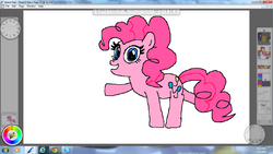 Size: 1366x768 | Tagged: artist needed, safe, pinkie pie, oc, g4, crossover, sonic the hedgehog (series)