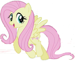 Size: 369x299 | Tagged: safe, edit, edited screencap, screencap, fluttershy, pony, g4, may the best pet win, background removed, female, simple background, solo, transparent background