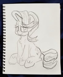Size: 2678x3287 | Tagged: safe, artist:shoeunit, starlight glimmer, pony, unicorn, g4, female, high res, sitting, solo, traditional art